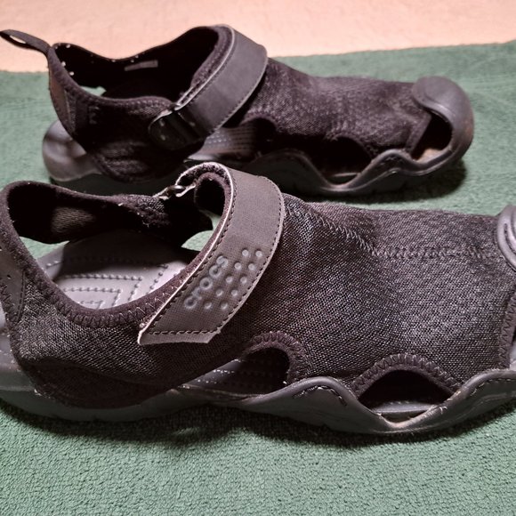 Swiftwater Men Black Crocs - Picture 2 of 2